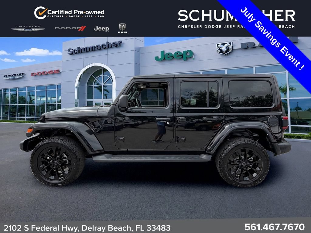 Used 2021 Jeep Wrangler Unlimited Sahara AWD/4WD image 4