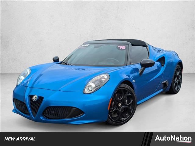 Used 2016 Alfa Romeo 4C Spider w/ Spider Track Package 4