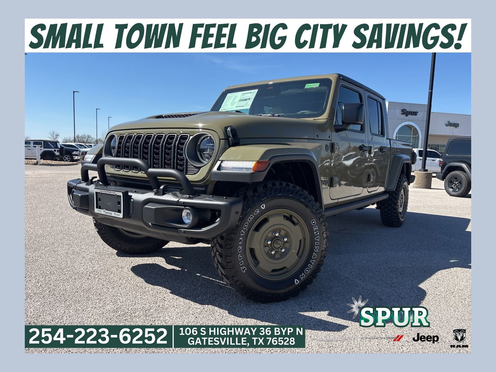 New 2026 Jeep Gladiator Willys AWD/4WD image 1