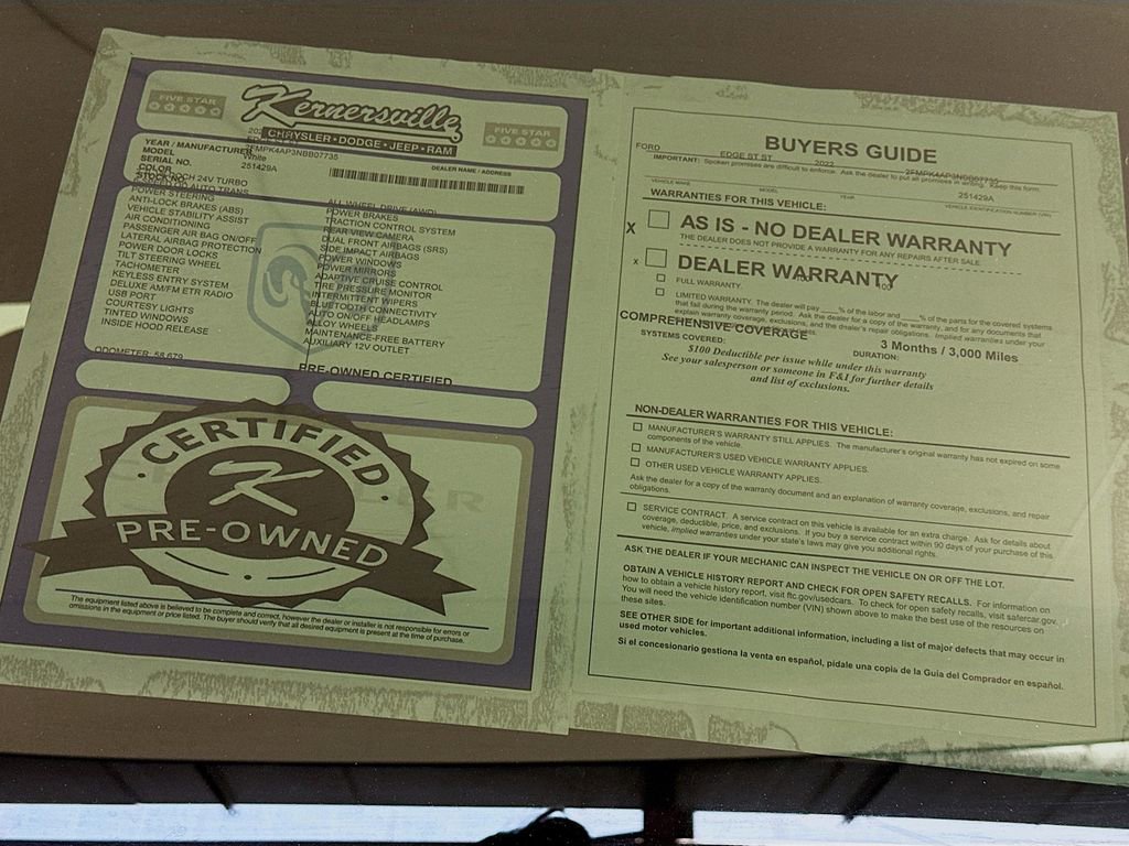 Used 2022 Ford Edge ST image 36