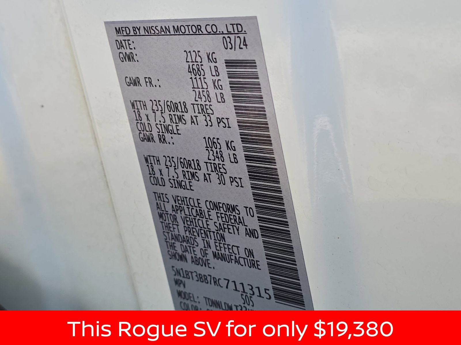 Used 2024 Nissan Rogue SV image 41