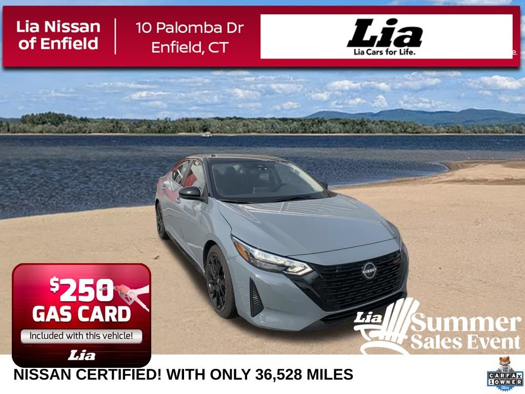 Certified 2025 Nissan Sentra SR w/ Midnight Edition FWD image 1
