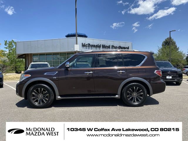 Used 2017 Nissan Armada Platinum w/ Captain Seat Package AWD/4WD image 2