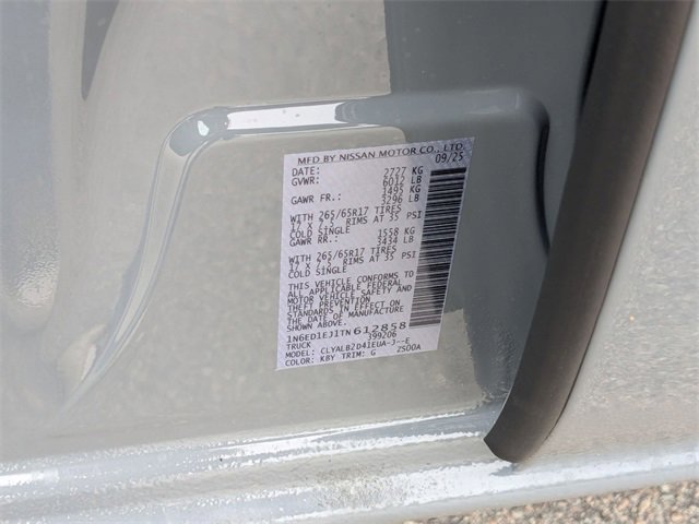 New 2026 Nissan Frontier SV image 36