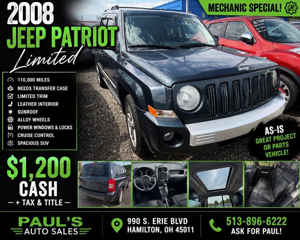 Used 2008 Jeep Patriot Limited AWD/4WD image 1