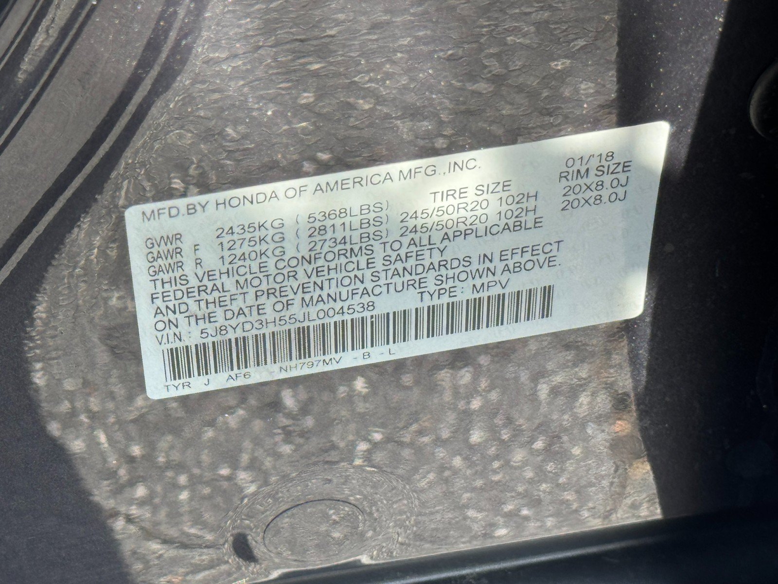 Used 2018 Acura MDX w/ Technology Package FWD image 45