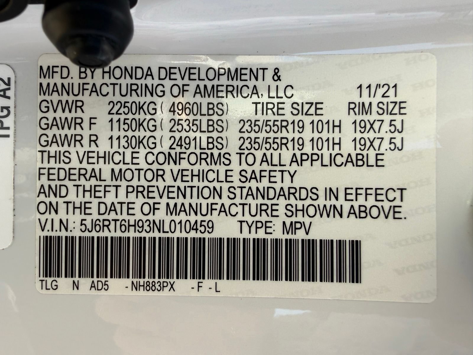 Certified 2022 Honda CR-V Touring image 48