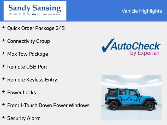 Used 2017 Jeep Wrangler Unlimited Sport w/ Quick Order Package 24S AWD/4WD image 8