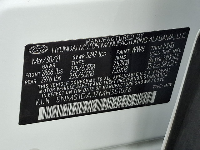 Used 2021 Hyundai Santa Fe SE AWD/4WD image 28