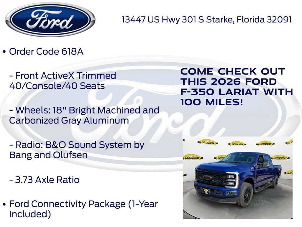 New 2026 Ford F350 Lariat w/ Black Appearance Package AWD/4WD image 25