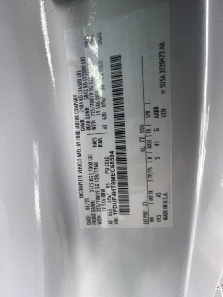 Used 2021 Ford F450 XL w/ Snow Plow Prep Package image 26