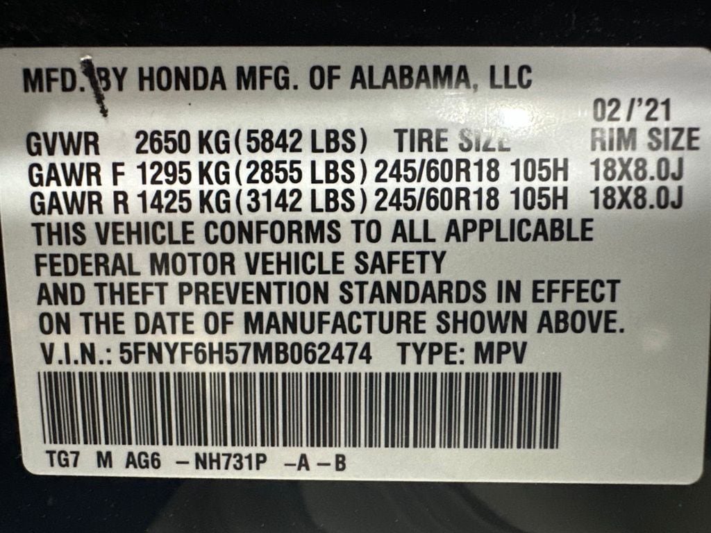 Used 2021 Honda Pilot EX-L image 11