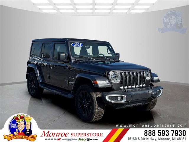 Used 2021 Jeep Wrangler Unlimited Sahara w/ Cold Weather Group image 1