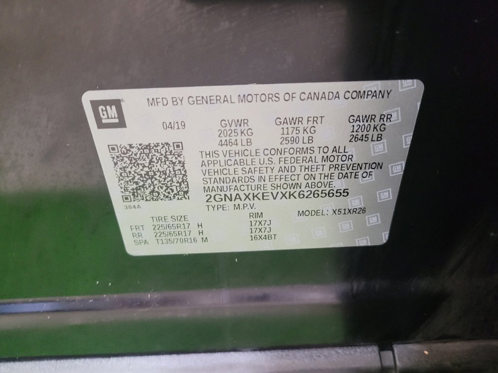 Used 2019 Chevrolet Equinox LT image 33