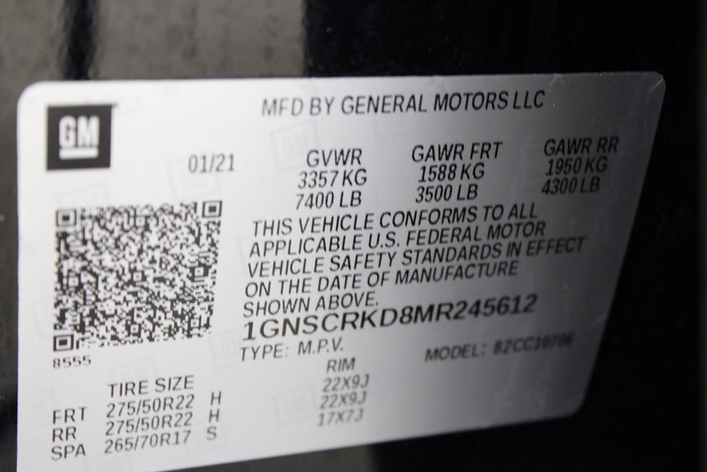 Used 2021 Chevrolet Tahoe RST w/ Luxury Package RWD image 32