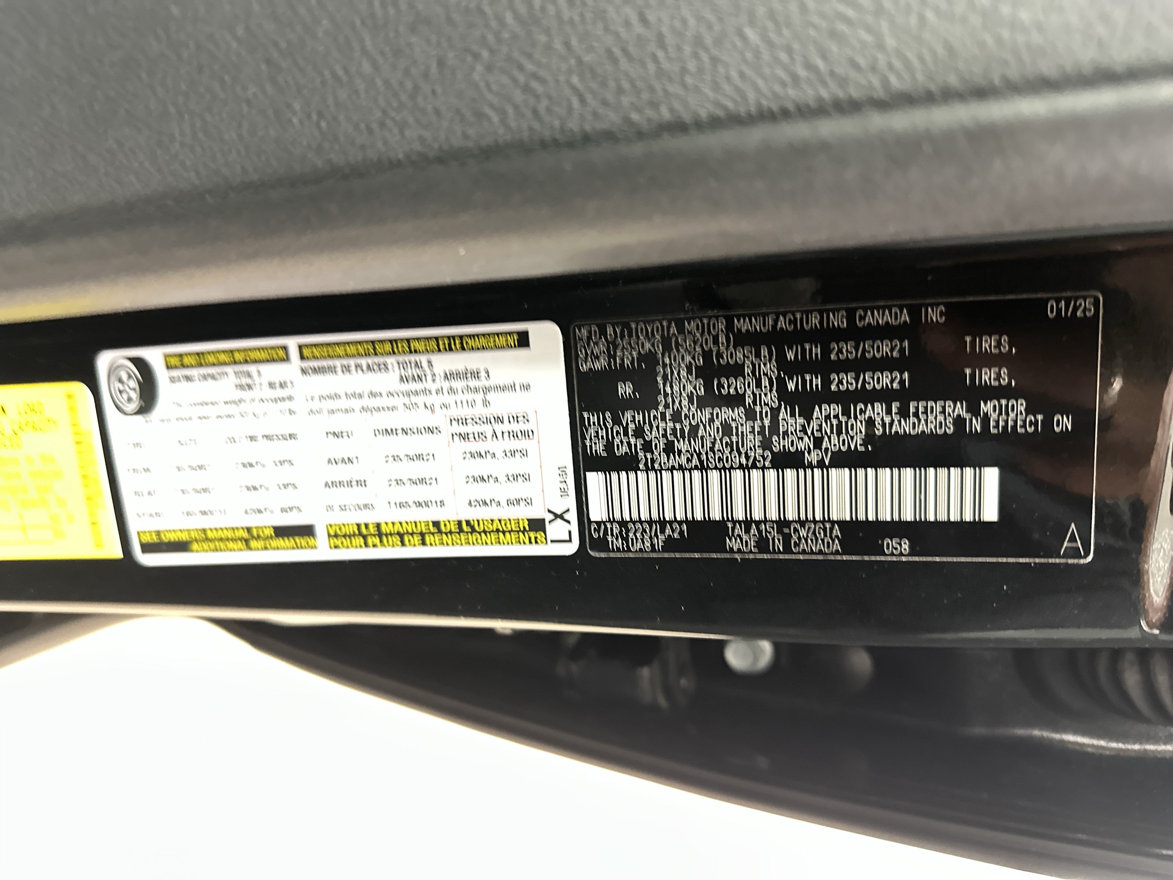 Certified 2025 Lexus RX 350 AWD w/ Convenience Package image 32
