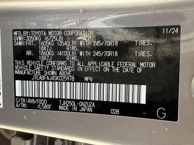 Certified 2025 Toyota Land Cruiser 1958 AWD/4WD image 28