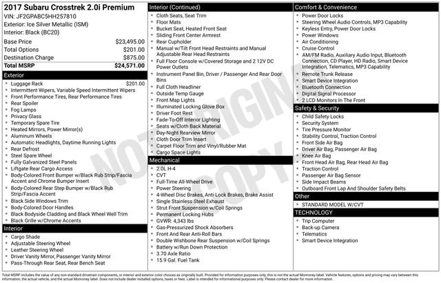 Used 2017 Subaru Crosstrek 2.0i Premium image 41