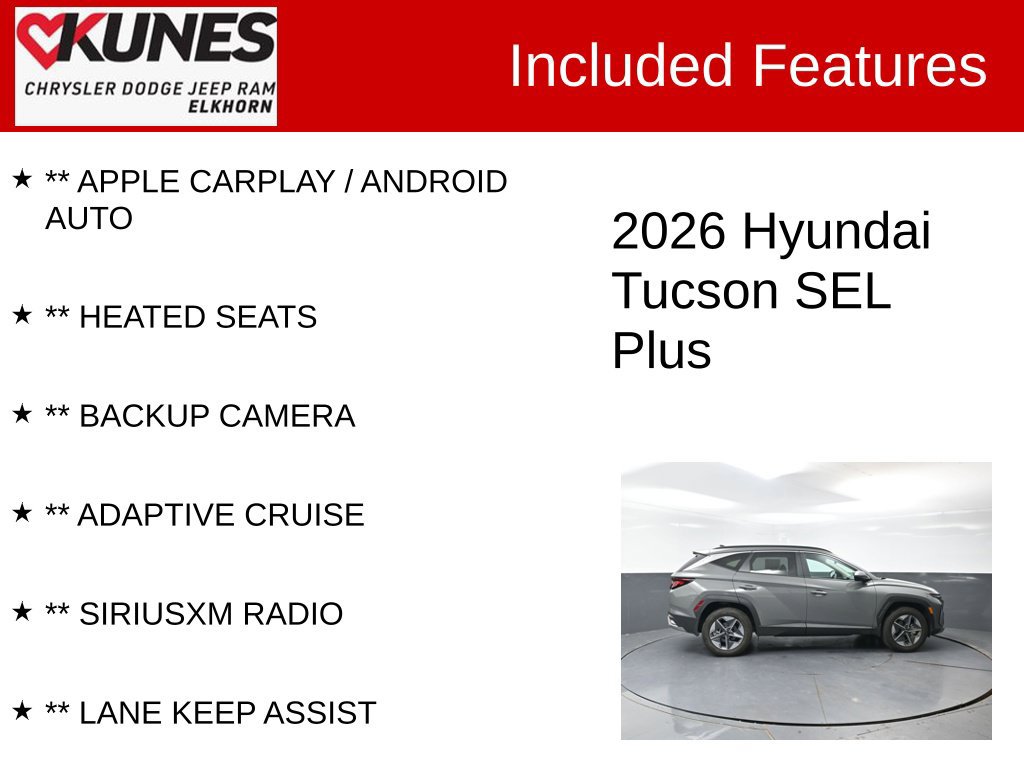 Used 2026 Hyundai Tucson SEL AWD/4WD image 3