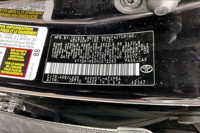Used 2022 Toyota Avalon Limited w/ Advanced Safety Package FWD image 33