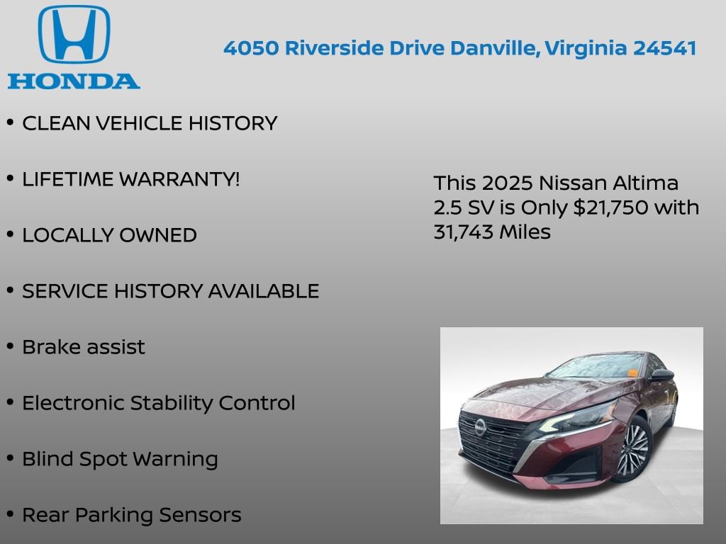 Used 2025 Nissan Altima 2.5 SV image 7