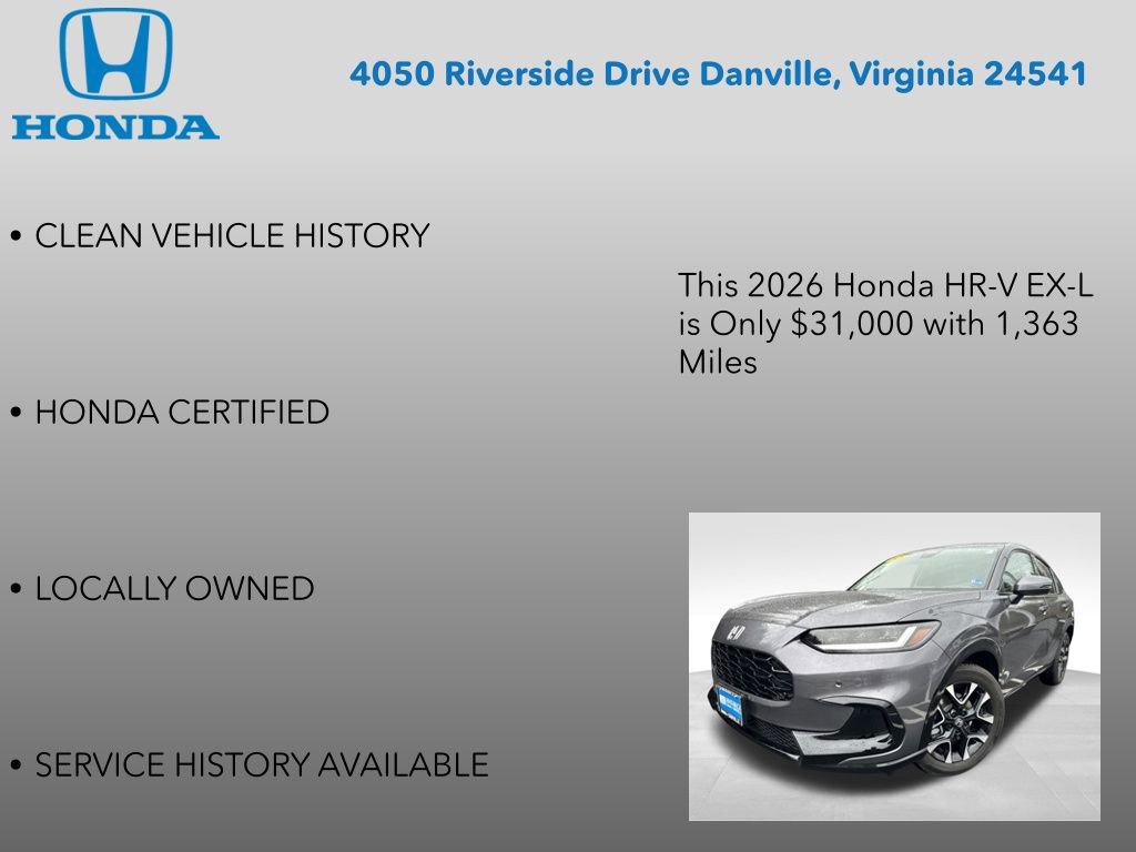Used 2026 Honda HR-V EX-L image 7