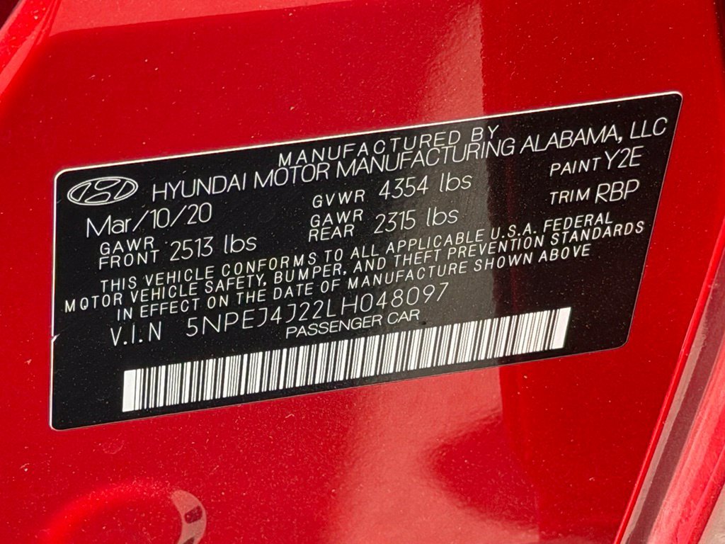 Used 2020 Hyundai Sonata SEL Plus w/ Tech Package FWD image 40
