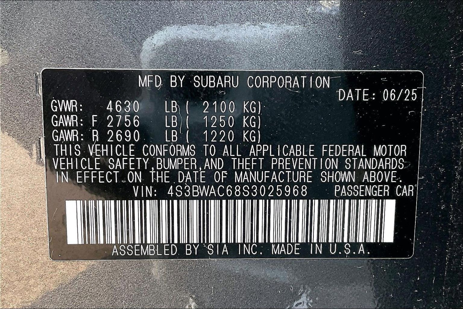 Certified 2025 Subaru Legacy Premium image 32