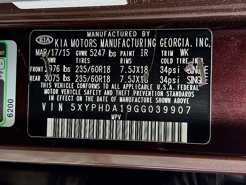 Used 2016 Kia Sorento EX image 28