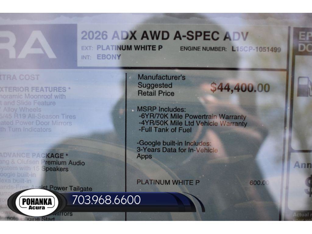 New 2026 Acura ADX A-Spec AWD/4WD image 39