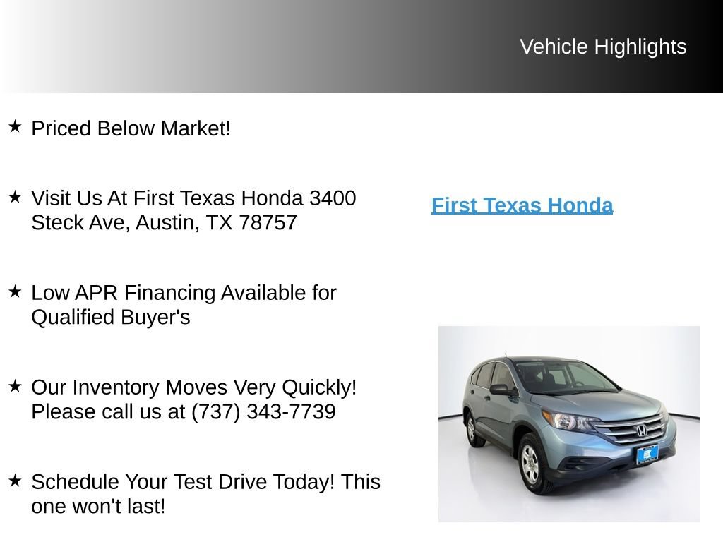 Used 2014 Honda CR-V LX image 9