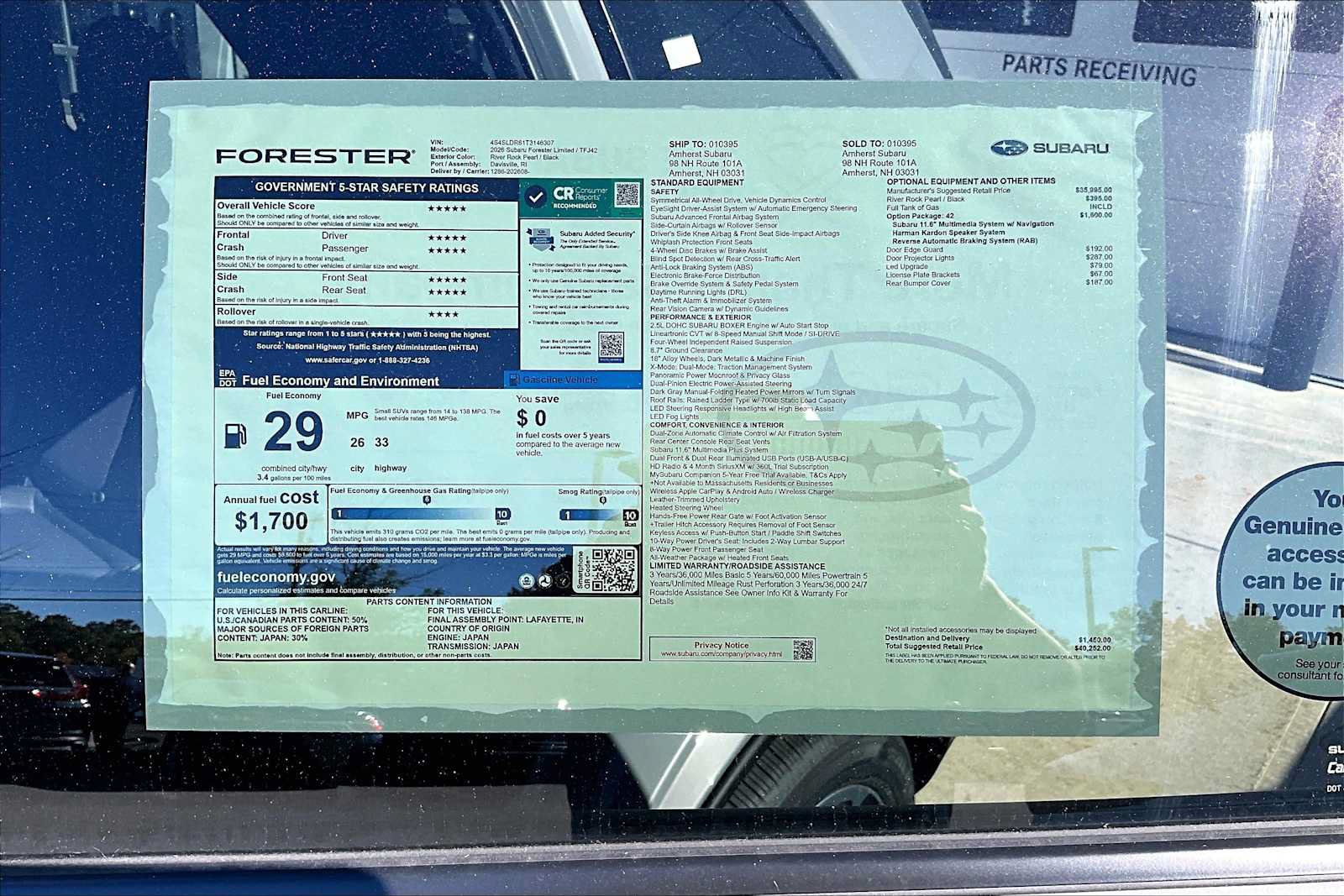 New 2026 Subaru Forester Limited AWD/4WD image 18
