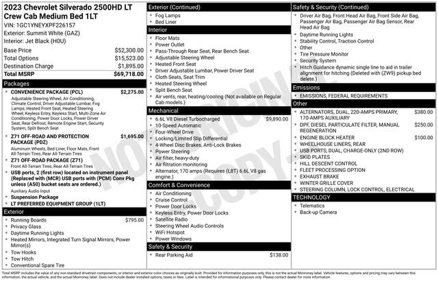 Used 2023 Chevrolet Silverado 2500 LT w/ Convenience Package image 10