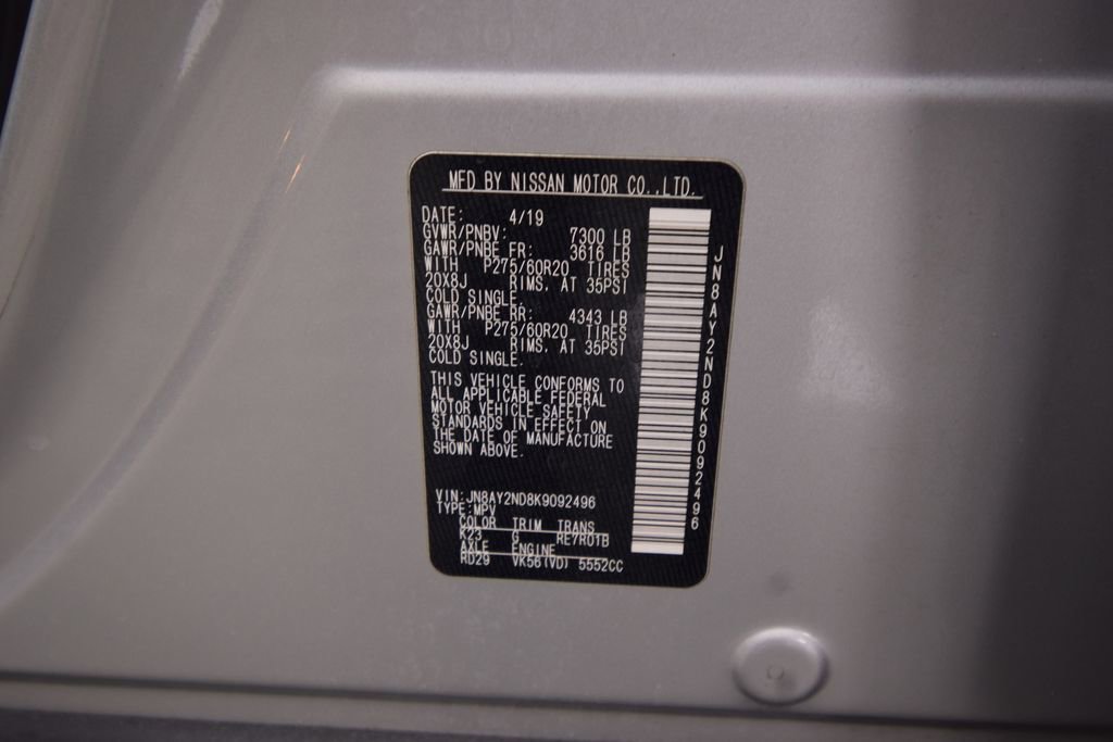 Used 2019 Nissan Armada SL w/ Premium Package image 29