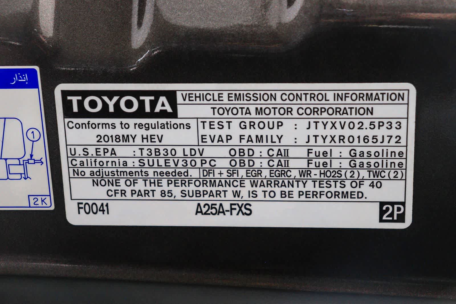 Certified 2018 Toyota Camry XLE w/ Audio Package FWD image 29