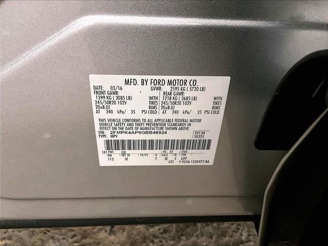 Used 2016 Ford Edge Sport w/ Equipment Group 401A AWD/4WD image 34