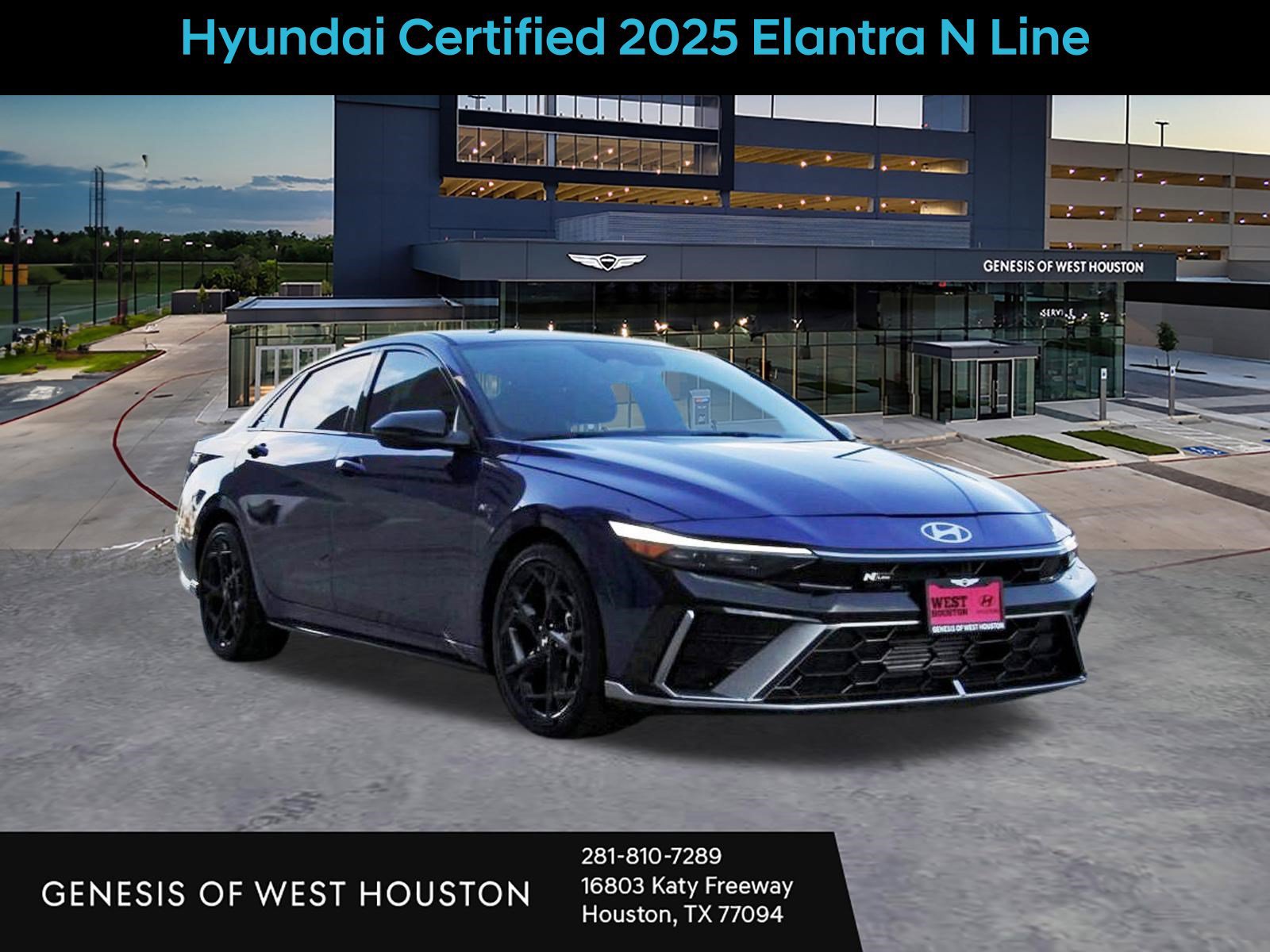 Certified 2025 Hyundai Elantra N Line
