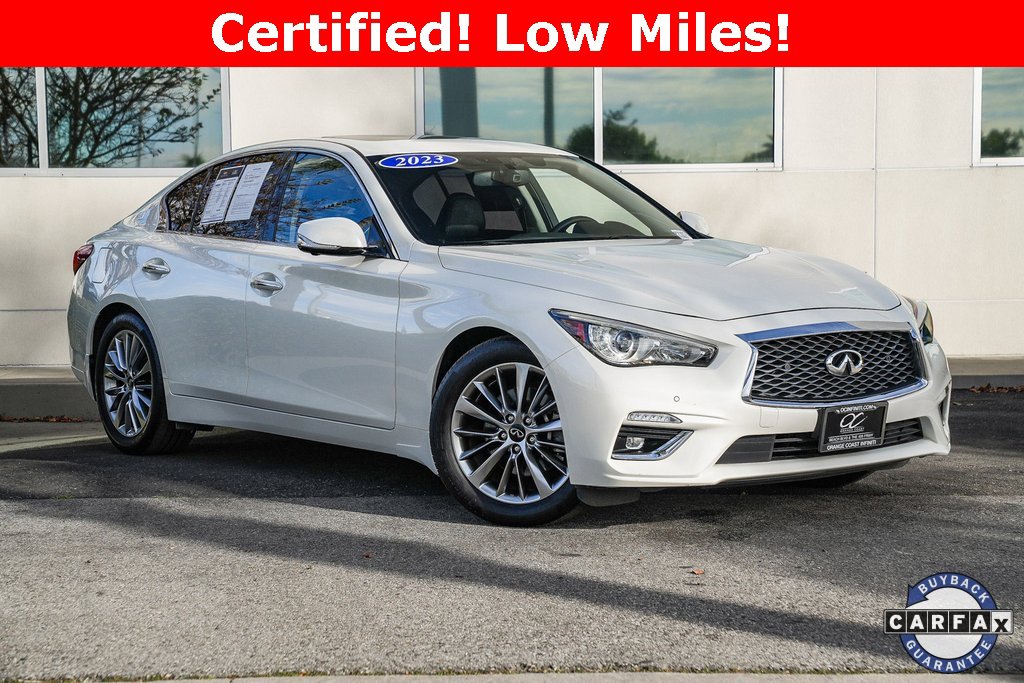 Certified 2023 INFINITI Q50 Luxe w/ Cargo Package