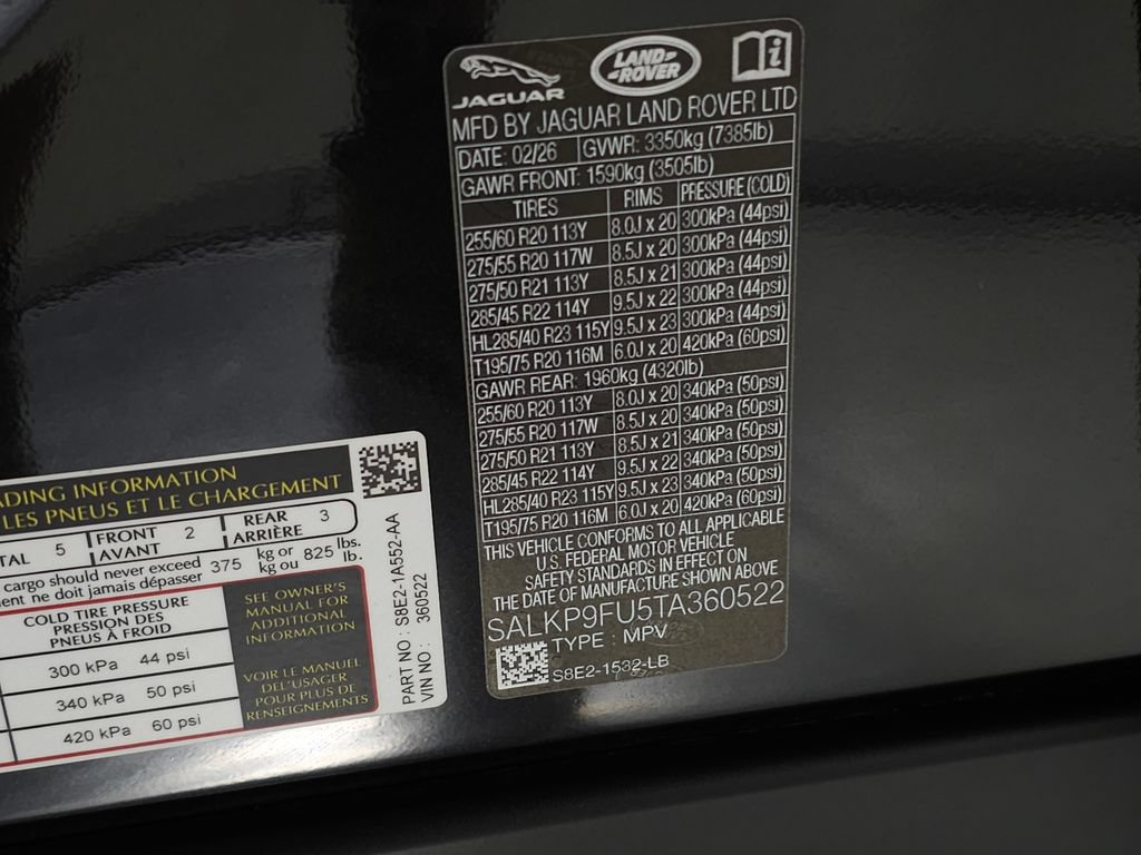 Certified 2026 Land Rover Range Rover SE AWD/4WD image 44