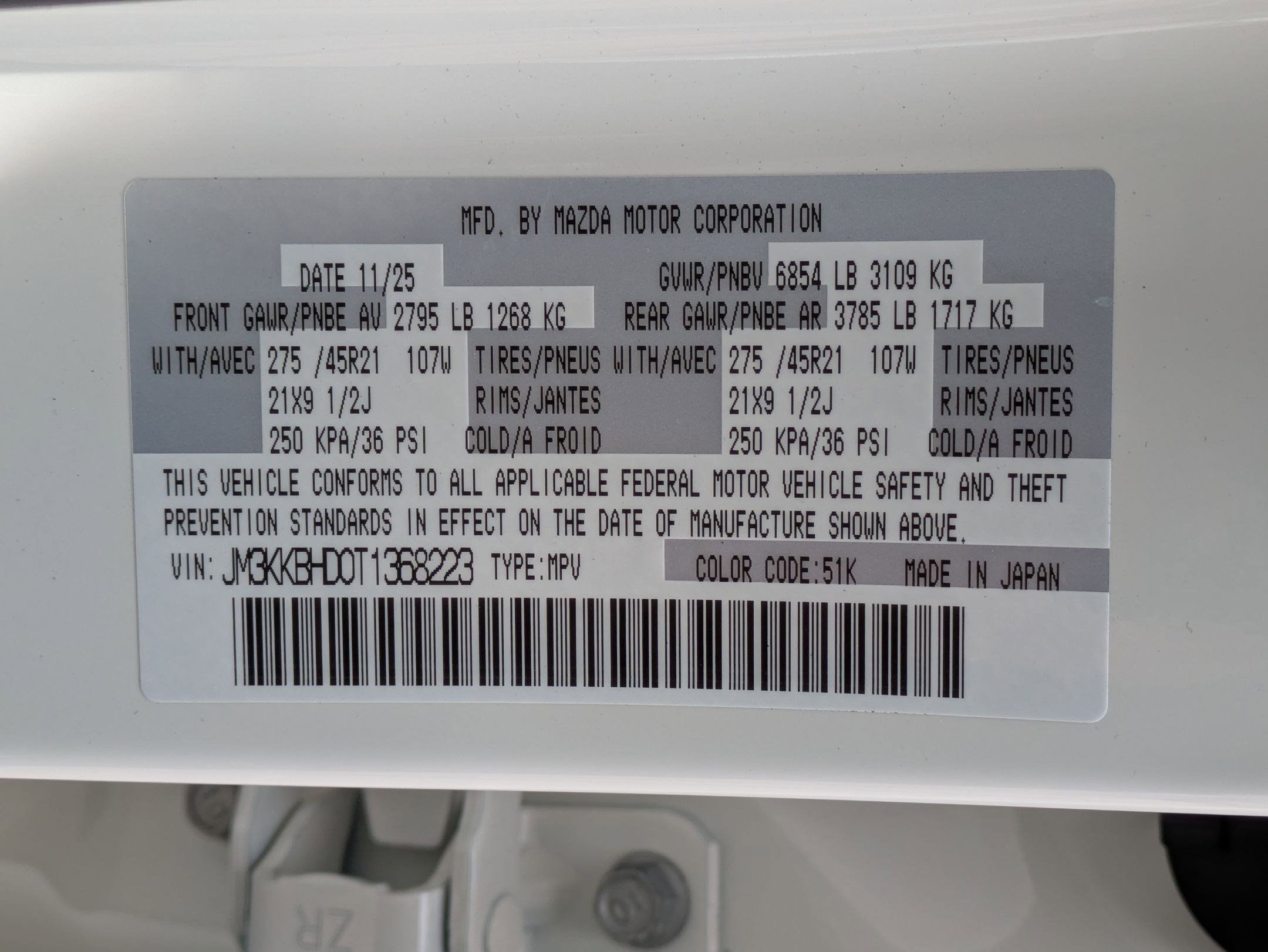 New 2026 MAZDA CX-90 3.3 Turbo w/ Preferred Package image 23