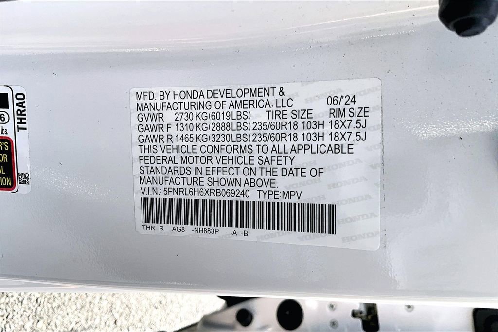 Used 2024 Honda Odyssey EX-L image 16