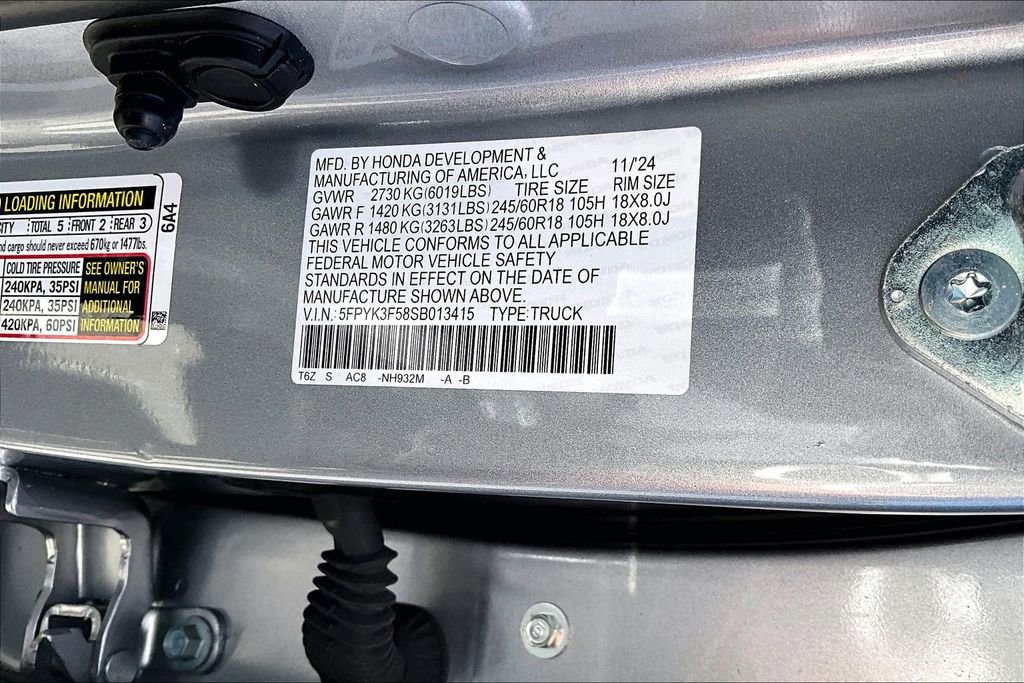 Used 2025 Honda Ridgeline RTL image 14