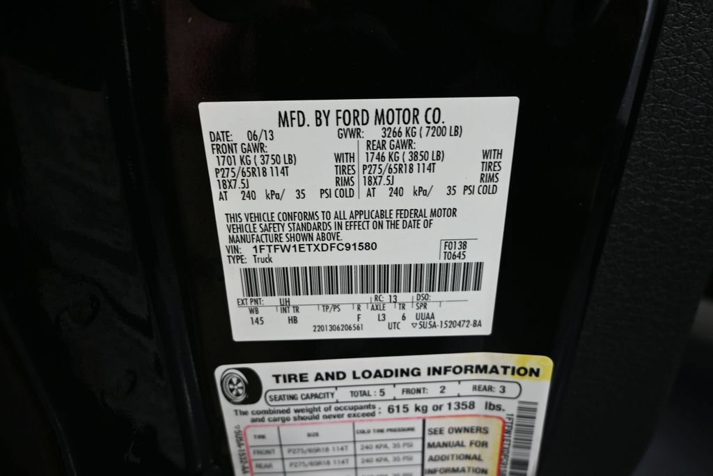 Used 2013 Ford F150 Lariat w/ Lariat Chrome Pkg AWD/4WD image 42
