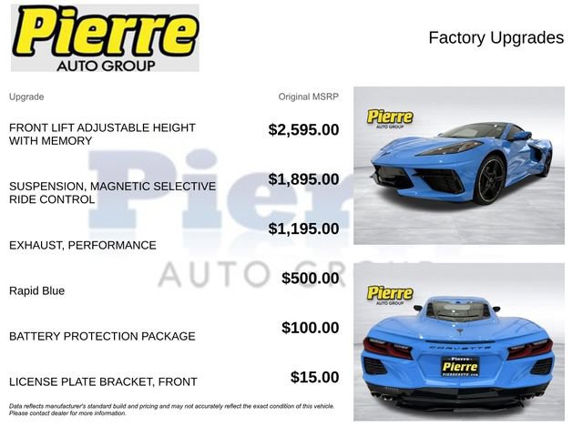 Used 2023 Chevrolet Corvette Stingray Premium Cpe w/ Battery Protection Package image 13