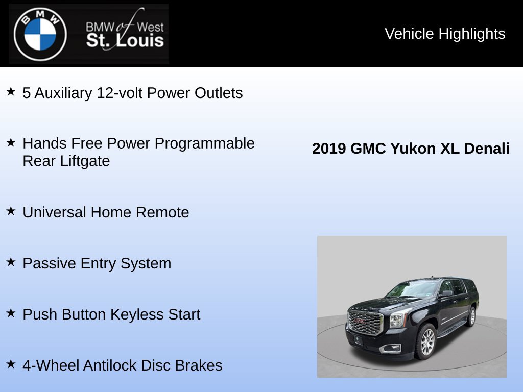 Used 2019 GMC Yukon XL Denali AWD/4WD image 16