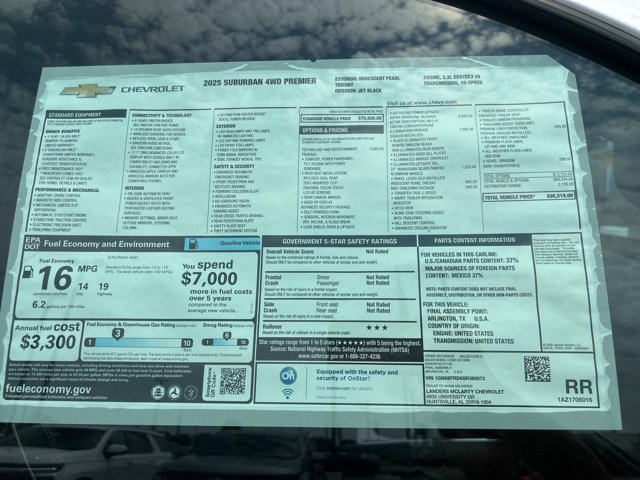 New 2025 Chevrolet Suburban Premier image 38