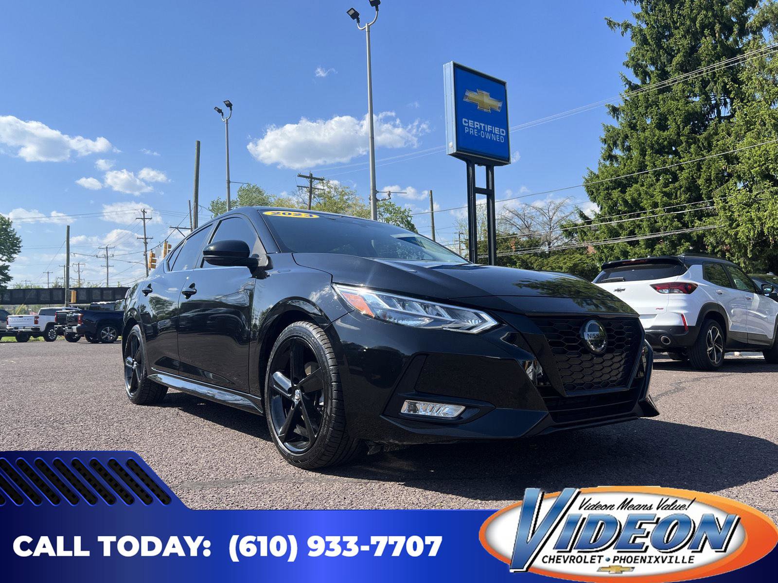 Used 2023 Nissan Sentra SR w/ Midnight Edition Package FWD image 1