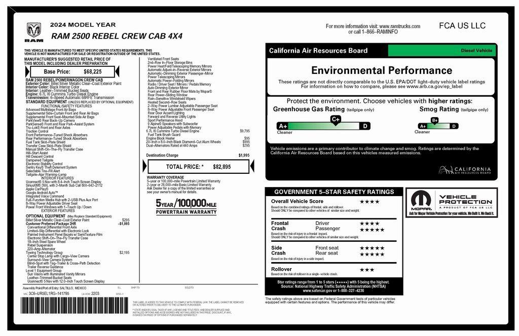 Certified 2024 RAM 2500 Rebel w/ Towing Technology Group image 4