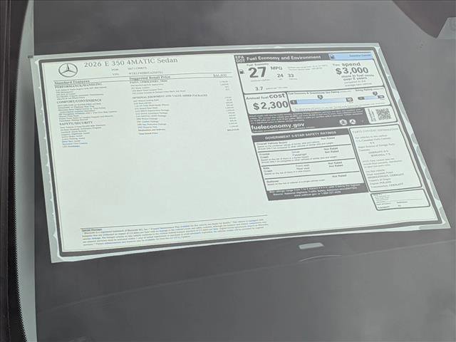 New 2026 Mercedes-Benz E 350 4MATIC Sedan image 19