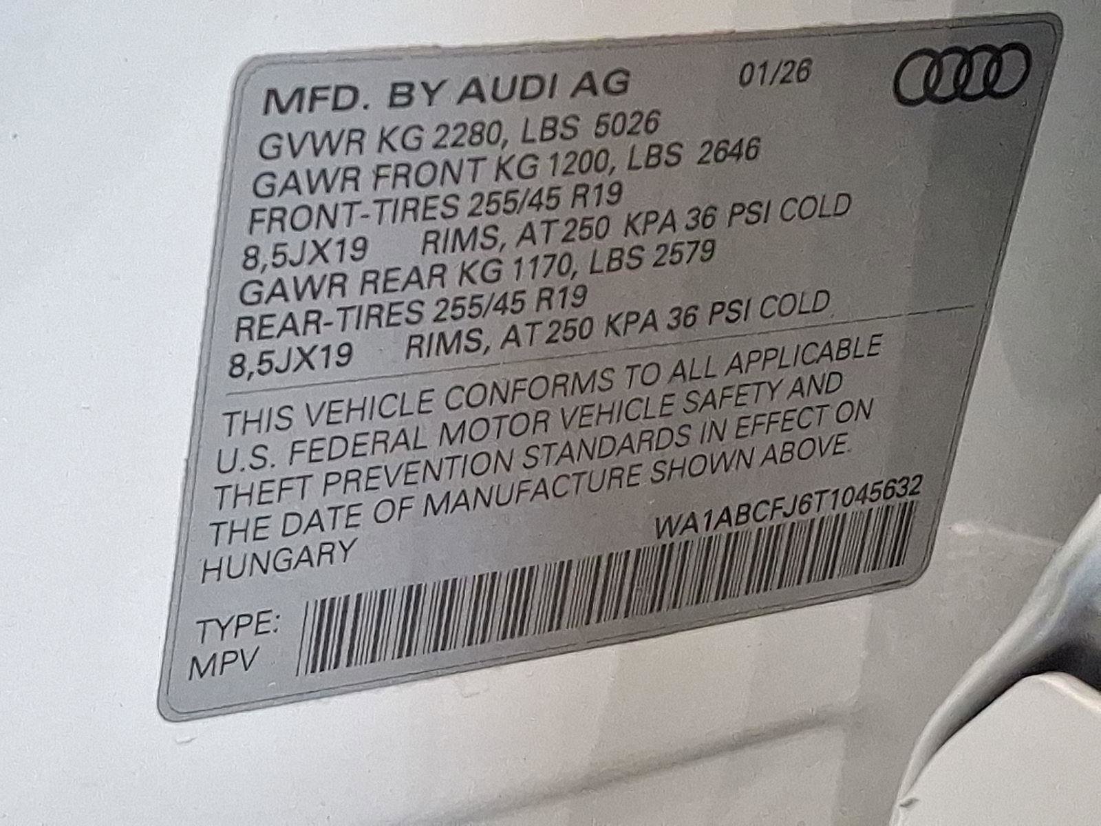 New 2026 Audi Q3 quattro 2.0T image 22